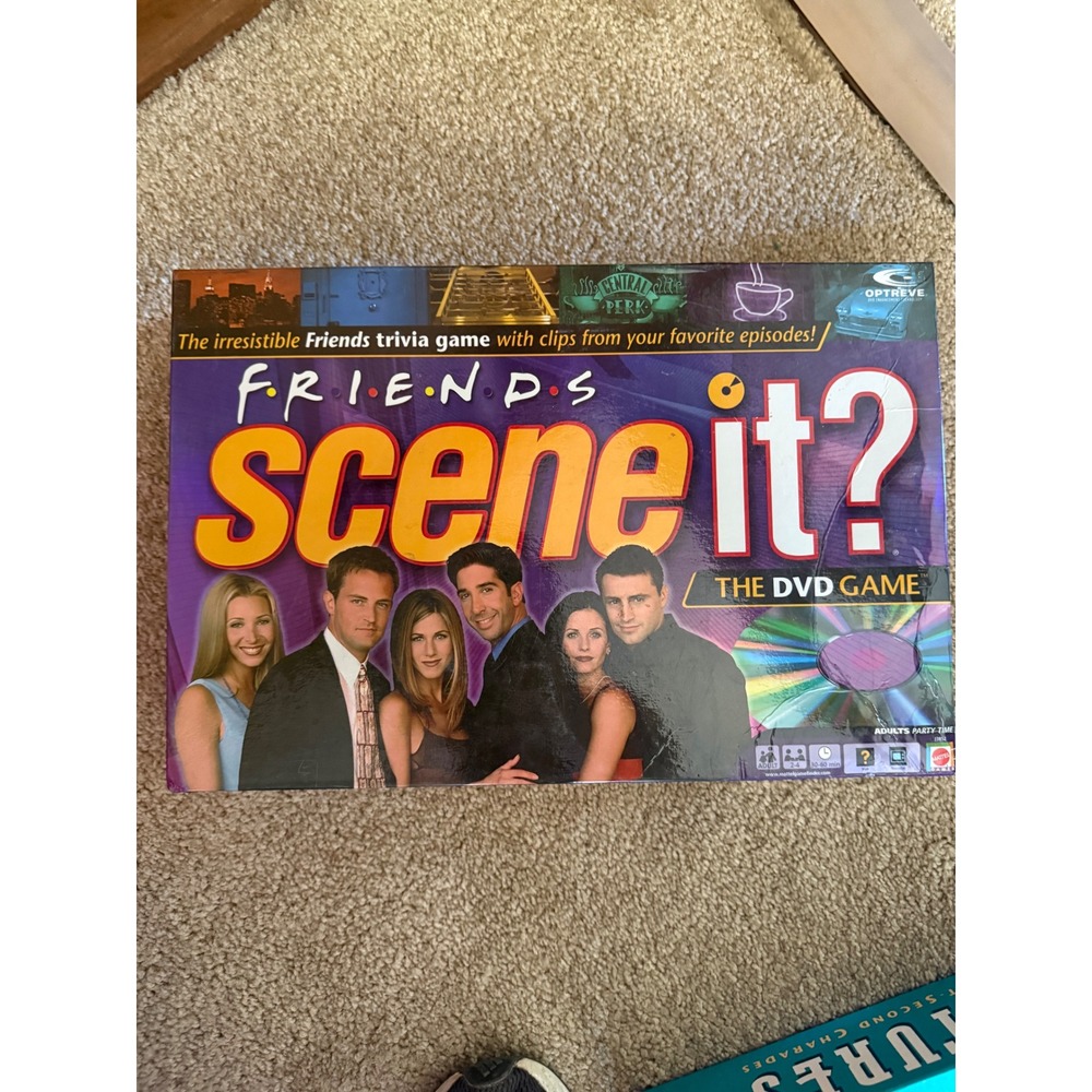 Friends Scene It? The DVD Game TV Show Trivia Board Game 2005 Complete